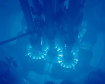 Réfrigérant nucléaire dans un réacteur atomique